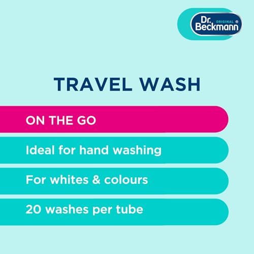 Dr. Beckmann Travel Wash | Clean laundry ON THE GO | up to 20 washes | 100ml - Image 3